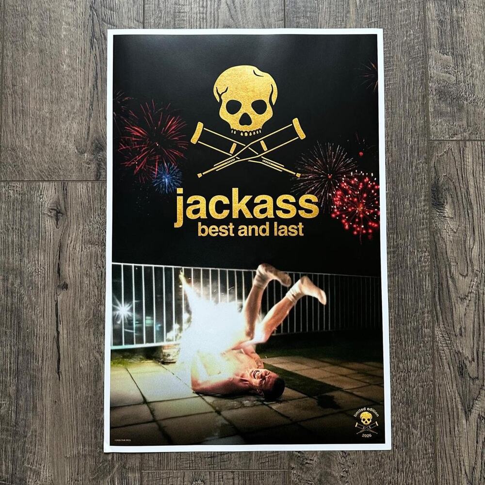 Steve O Jackass Best and Last Limited Edition Official 2026 Movie Promo Poster